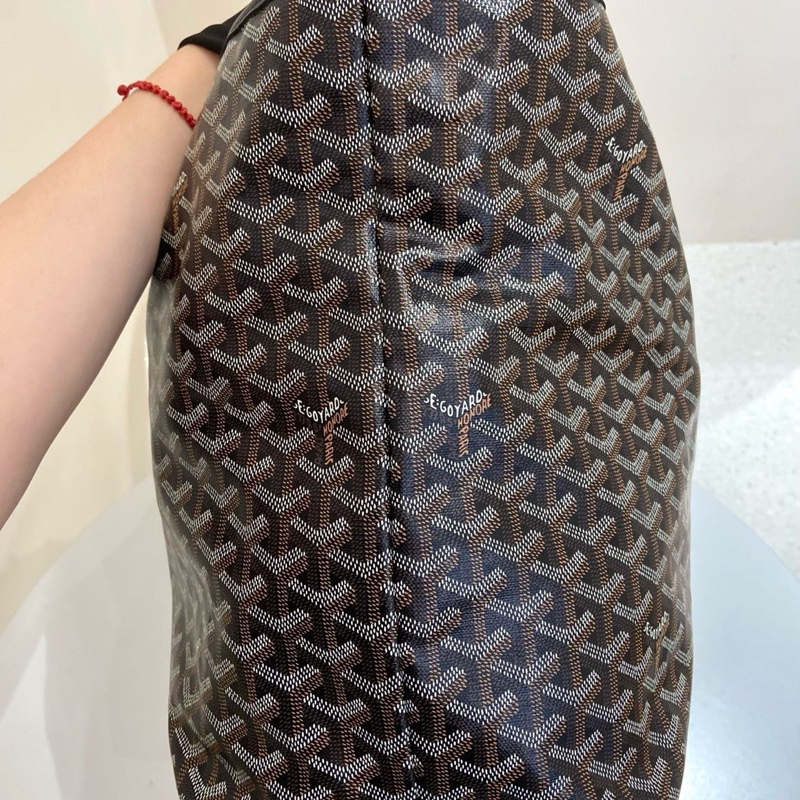 Goyard戈雅老花托特GM大號黑色tote托特  尺寸：39*32*18 附件：子袋。-3
