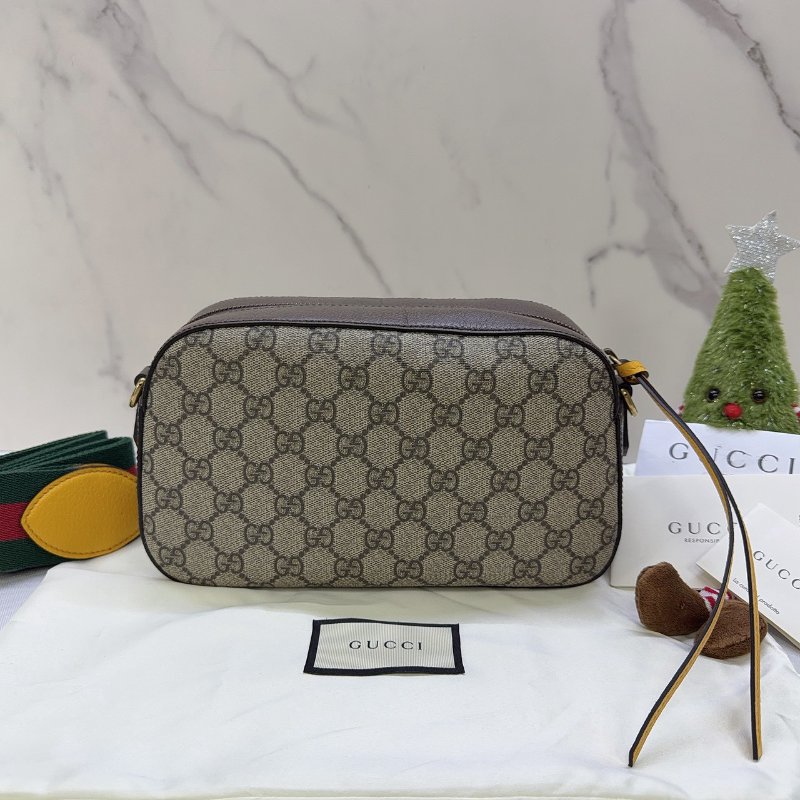 GUCCI GG Supreme帆布虎頭相機包-1