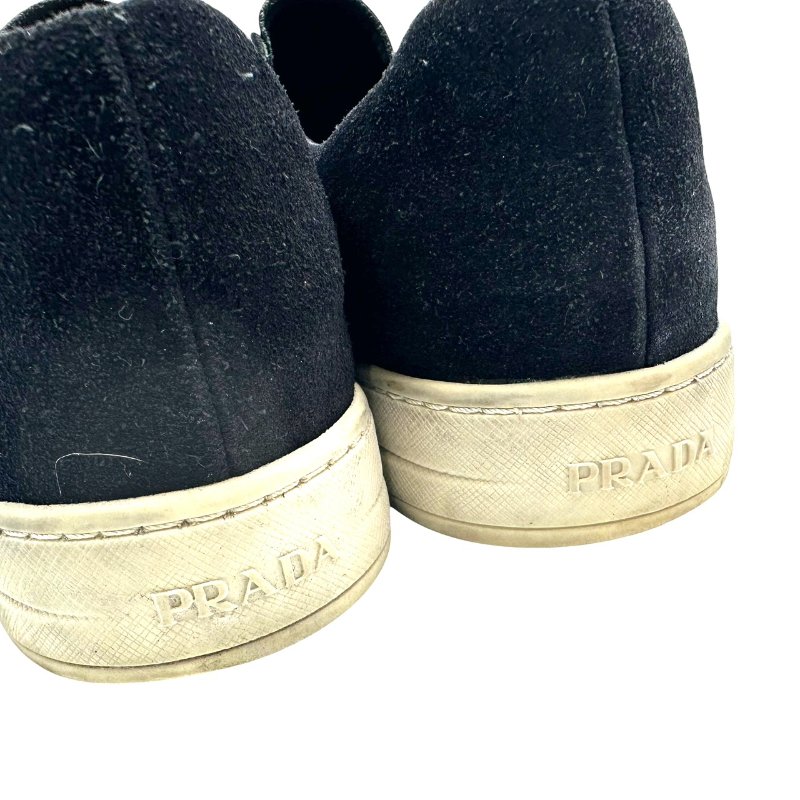 【美收精品】PRADA黑色休閒鞋 C-405【隔月月中將轉賣至日本 上架期限30天】-6