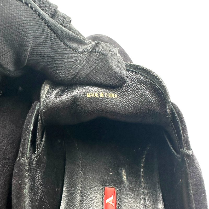 【美收精品】PRADA黑色休閒鞋 C-405【隔月月中將轉賣至日本 上架期限30天】-8