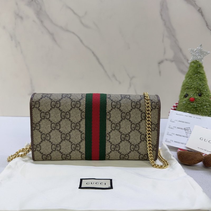 GUCCI Ophidia GG翻蓋WOC鏈包-1