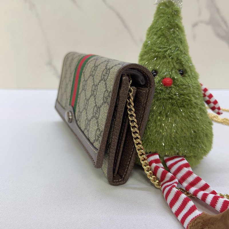 GUCCI Ophidia GG翻蓋WOC鏈包-2