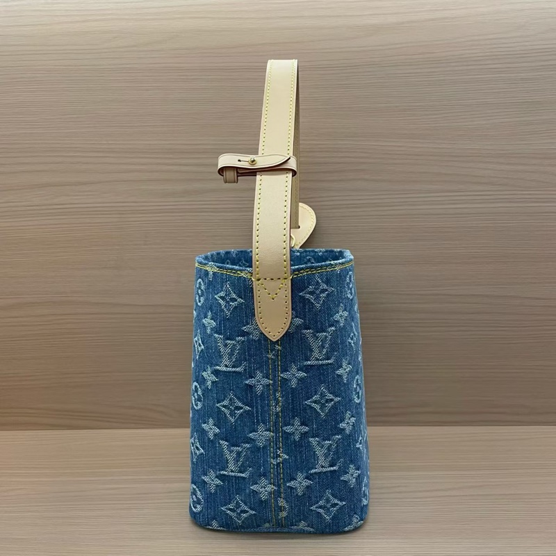 Lv新款牛仔丹宁allinBB水桶包 大全套 全新未使用過-2