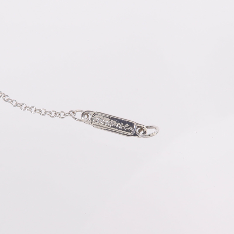 TIFFANY＆CO 18K白金T Smile Small鑽石項鍊-7