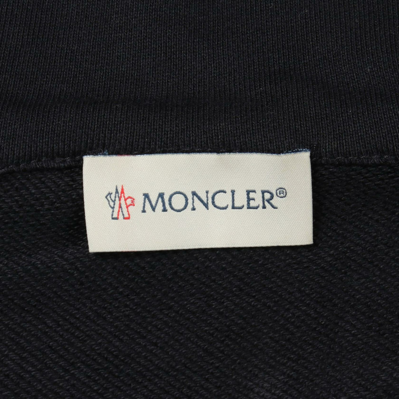 MONCLER 附帽羽絨外套 8428000 尼龍棉混紡 海軍藍 #XL 二手男款-2