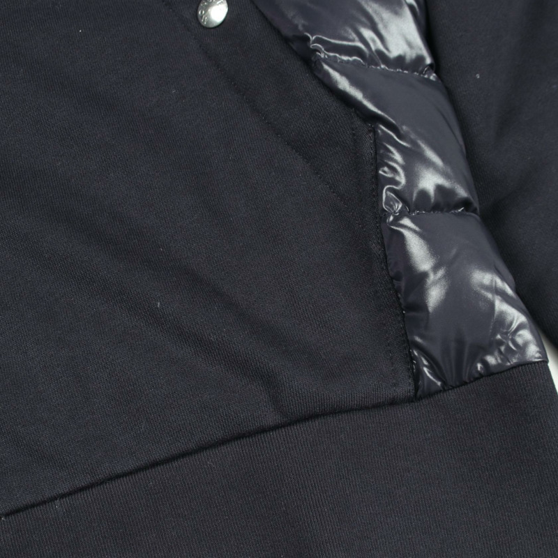 MONCLER 附帽羽絨外套 8428000 尼龍棉混紡 海軍藍 #XL 二手男款-5