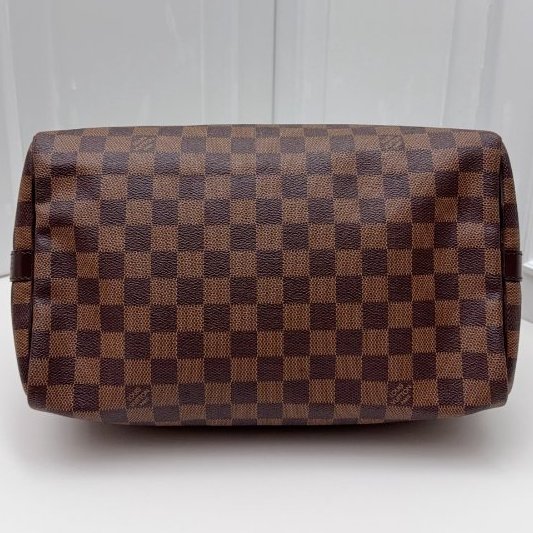 路易威登/Louis Vuitton Speedy30老花棕棋盤格-4