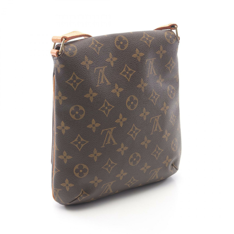 棕色 原花 帆布 Musette Salsa 肩背包【LOUIS VUITTON LV 路易威登】 M51387-1