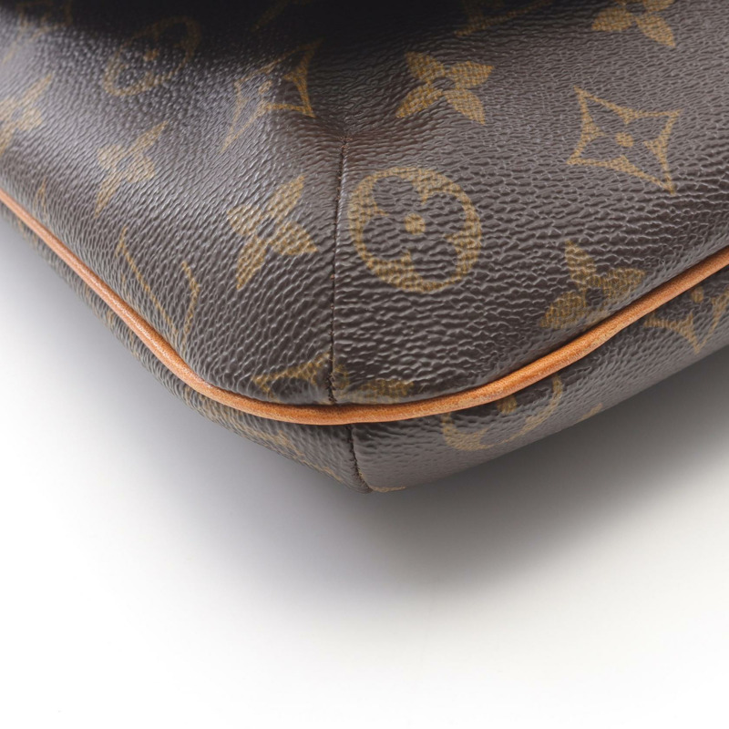 棕色 原花 帆布 Musette Salsa 肩背包【LOUIS VUITTON LV 路易威登】 M51387-8