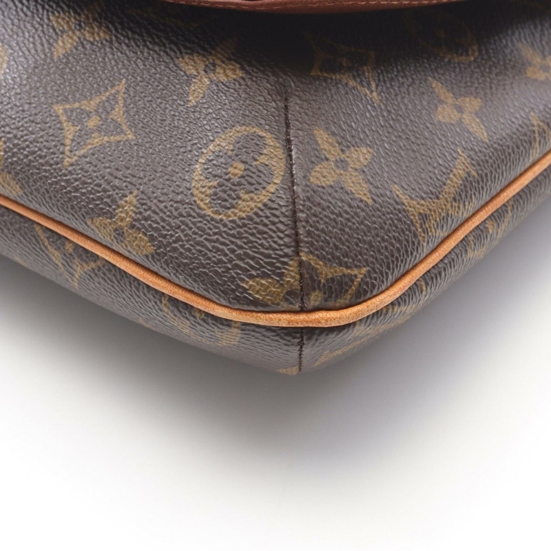 棕色 原花 帆布 Musette Salsa 肩背包【LOUIS VUITTON LV 路易威登】 M51387-9