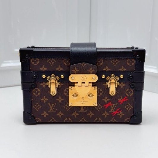 芯片款 路易威登/Louis Vuitton 老花硬盒子肩背斜背包-6