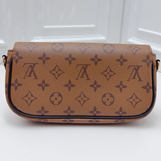 芯片款 路易威登/Louis Vuitton 拼色ivy老花腋下包-1