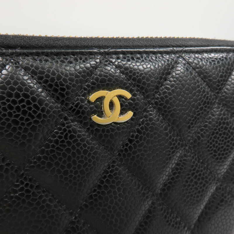 CHANEL 牛皮皮革Zipper Long Wallet長錢包-6