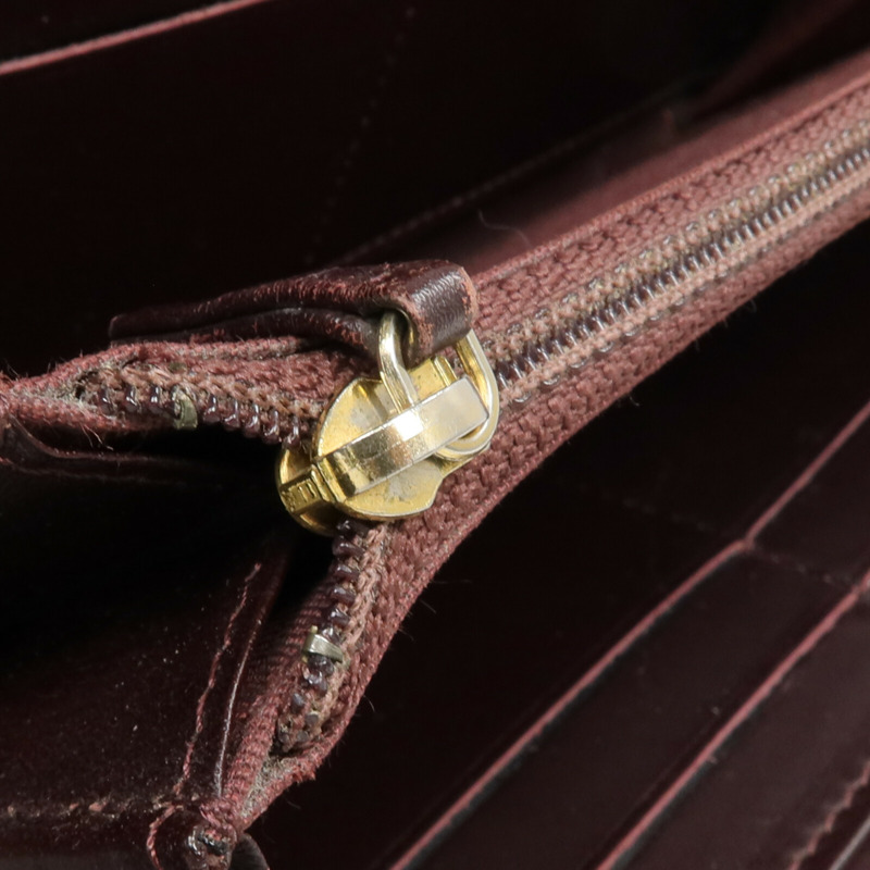 CHANEL 牛皮皮革Zipper Long Wallet長錢包-13