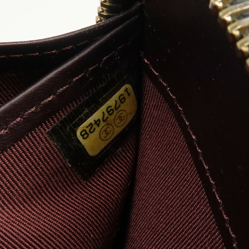 CHANEL 牛皮皮革Zipper Long Wallet長錢包-16