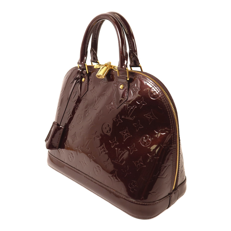 LOUIS VUITTON Monogram Vernis Alma PM手挽袋-2