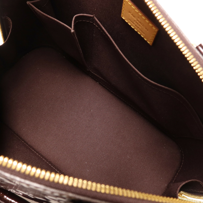 LOUIS VUITTON Monogram Vernis Alma PM手挽袋-4