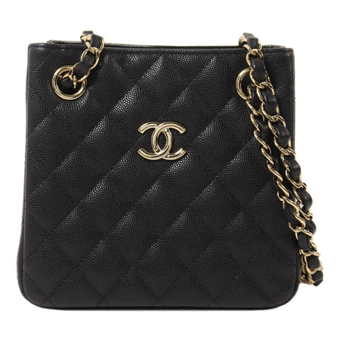 CHANEL 牛皮皮革Chain Shoulder鏈帶肩背袋