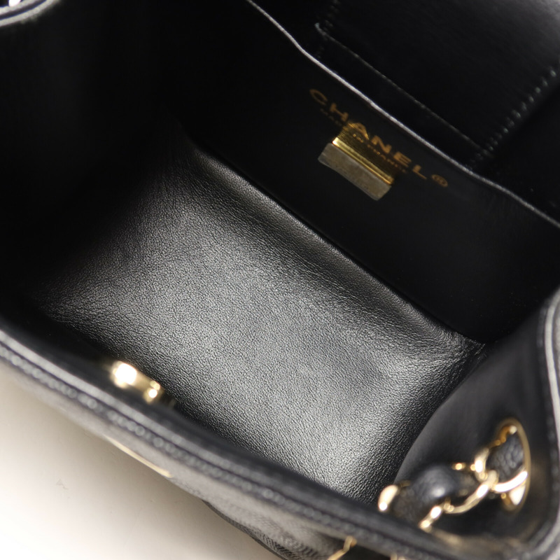 CHANEL 牛皮皮革Chain Shoulder鏈帶肩背袋-4