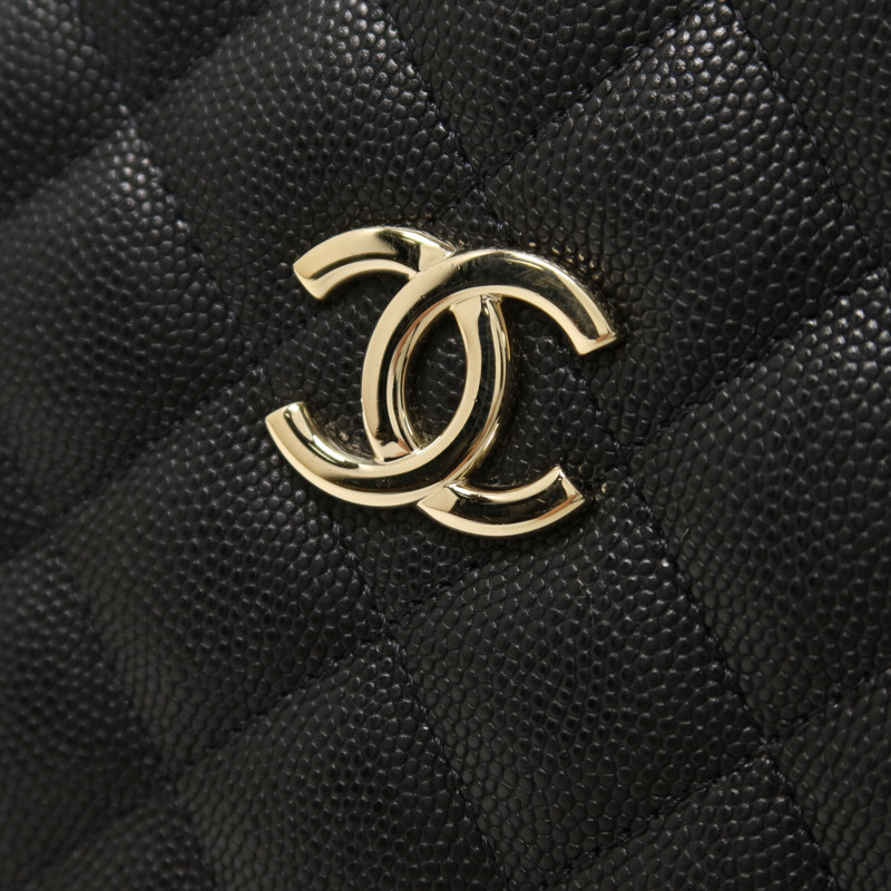 CHANEL 牛皮皮革Chain Shoulder鏈帶肩背袋-8