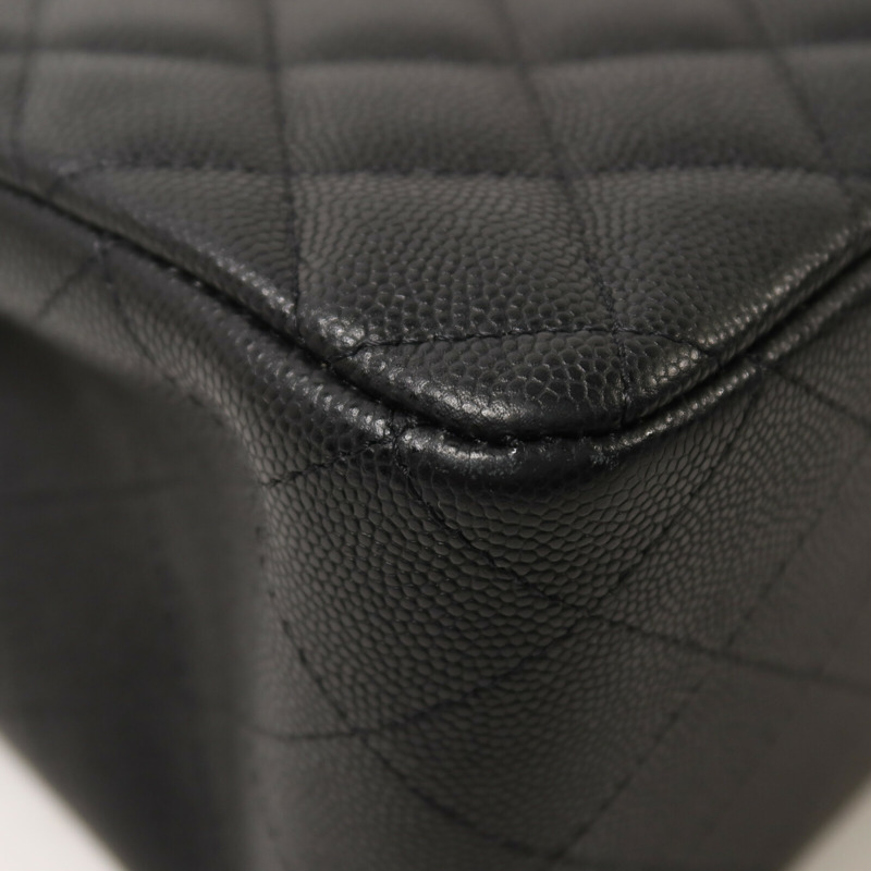 CHANEL 牛皮皮革Chain Shoulder鏈帶肩背袋-9