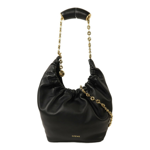LOEWE 羊皮皮革Small Squeeze Bag鏈帶肩背袋