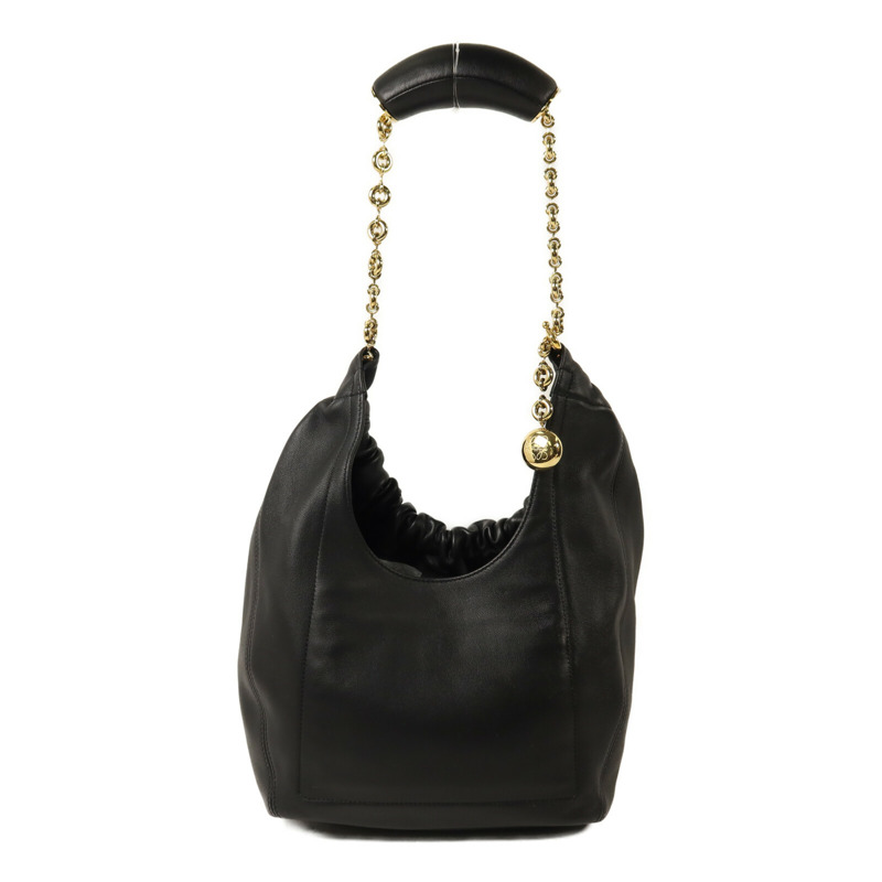 LOEWE 羊皮皮革Small Squeeze Bag鏈帶肩背袋-1