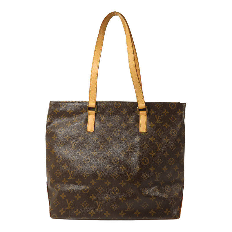 LOUIS VUITTON Monogram Cabas Mezzo肩背袋-1
