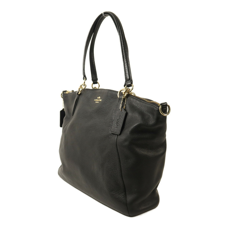 COACH 牛皮皮革Shoulder Bag手挽肩背兩用袋-2