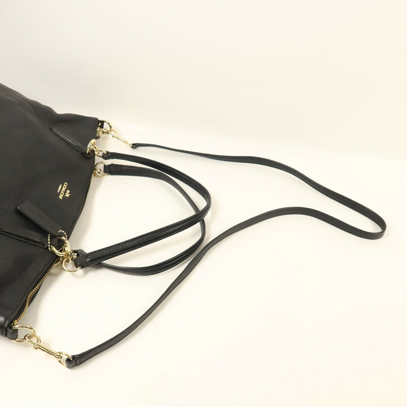 COACH 牛皮皮革Shoulder Bag手挽肩背兩用袋-7