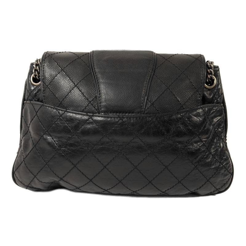 CHANEL 牛皮皮革Bubble Graphic Messenger Bag鏈帶肩背袋-1