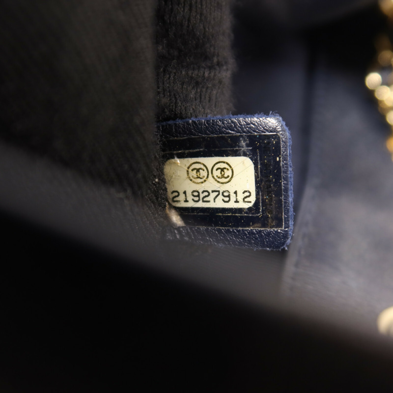 CHANEL 羊皮皮革Backpack鏈帶背包-6