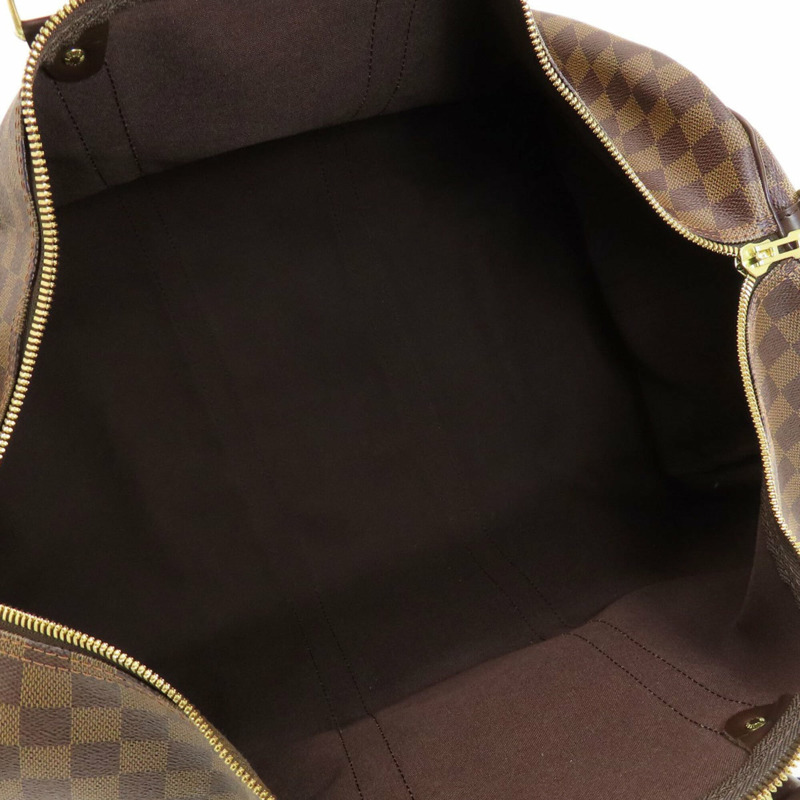 路易威登 N41414 Keepall Bandoulière 55 Damier Ebene 帆布波士頓包 女士路易威登 LOUIS VUITTON-4