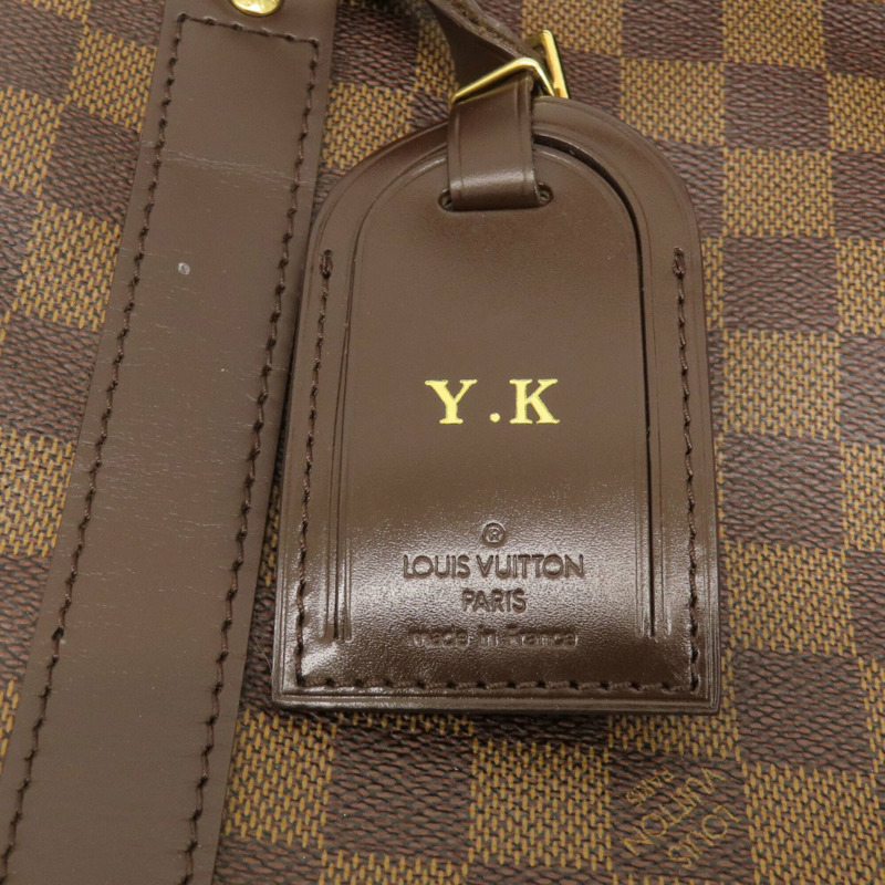 路易威登 N41414 Keepall Bandoulière 55 Damier Ebene 帆布波士頓包 女士路易威登 LOUIS VUITTON-12