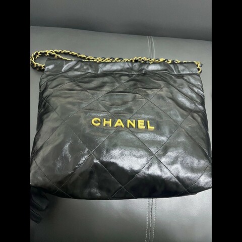 CHANEL 22bag small 
黑金小號牛皮