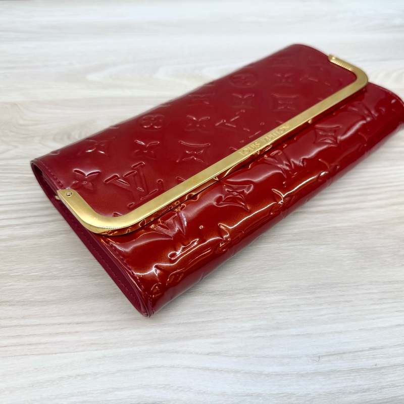 LV紅色漆皮Rossmore MM肩背包M91550-6