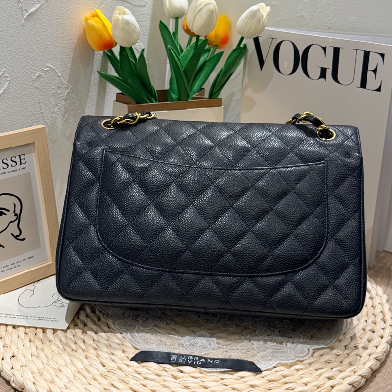 Chanel Classic Flap 30 Bag （99%New，卡、貼、塵袋、盒）-1