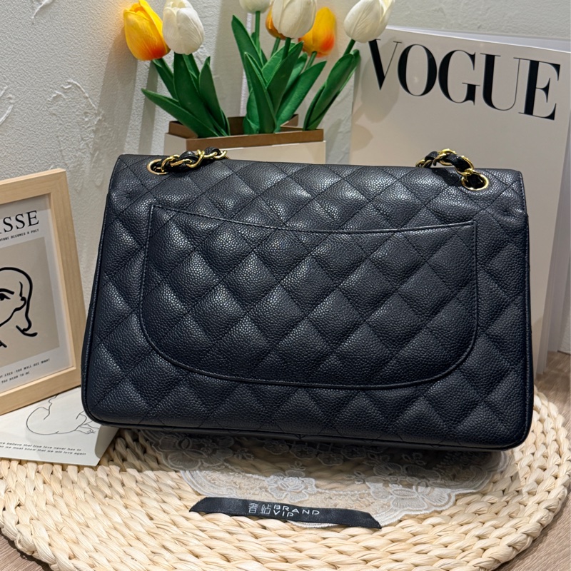 Chanel Classic Flap 30 Bag （99%New，卡、貼、塵袋、盒）-7