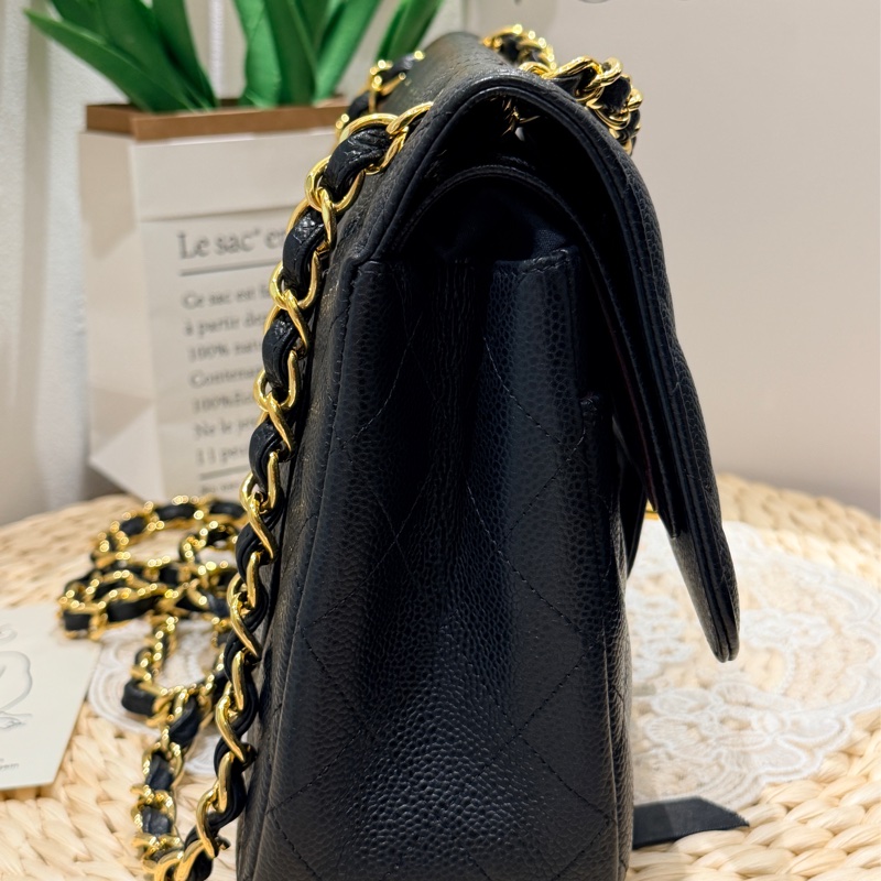 Chanel Classic Flap 30 Bag （99%New，卡、貼、塵袋、盒）-14