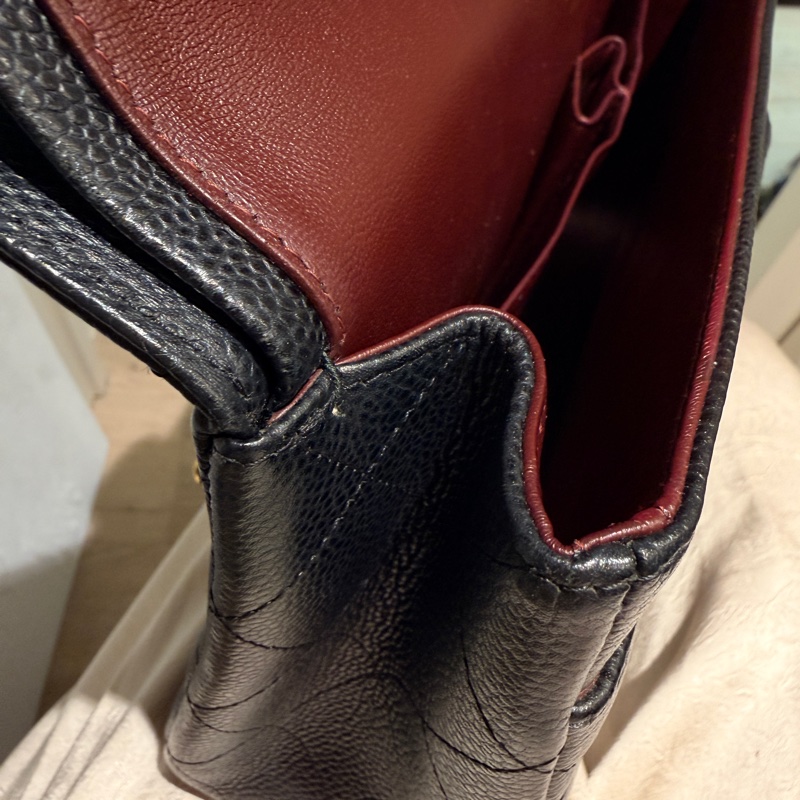 Chanel Classic Flap 30 Bag （99%New，卡、貼、塵袋、盒）-23