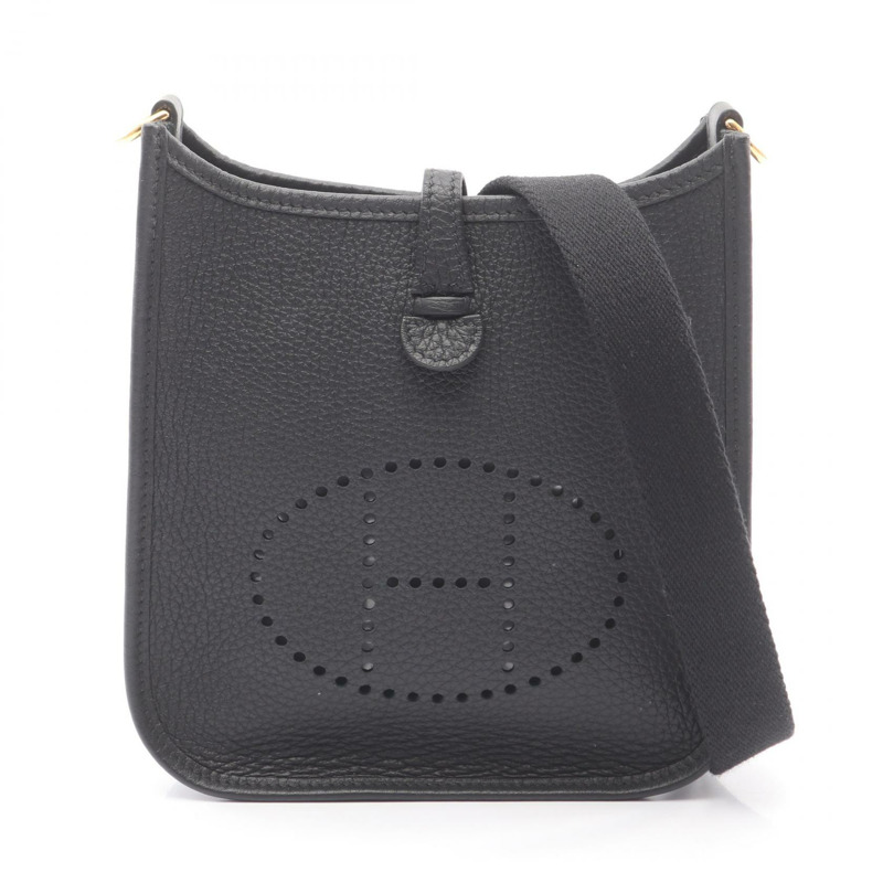 愛馬仕 Evelyne TPM Amazon 單肩斜背包 Clemence 皮革 BK GHW 二手 W-0