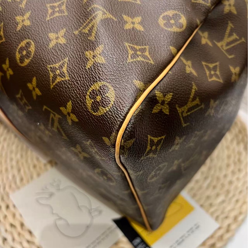 Louis Vuitton Monogram Keepall 50（近全新，塵袋、鎖、鑰匙、吊牌、手把皮環）-12