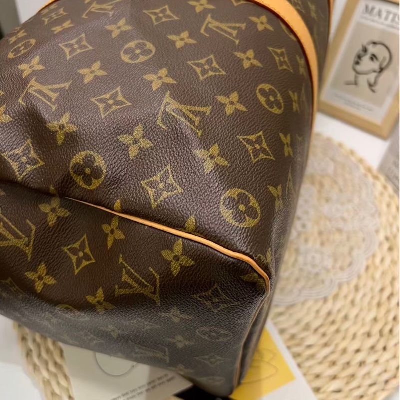 Louis Vuitton Monogram Keepall 50（近全新，塵袋、鎖、鑰匙、吊牌、手把皮環）-13