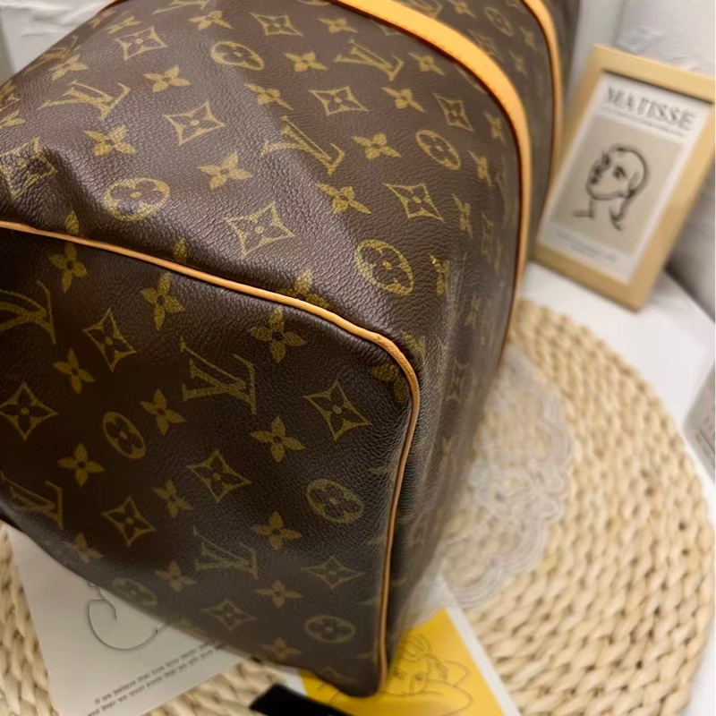 Louis Vuitton Monogram Keepall 50（近全新，塵袋、鎖、鑰匙、吊牌、手把皮環）-15