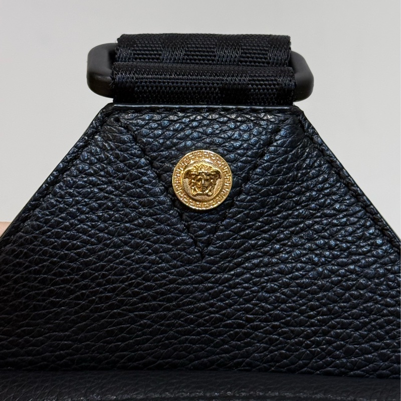 Versace Medusa 凡賽斯美杜莎 經典荔枝紋皮革-4
