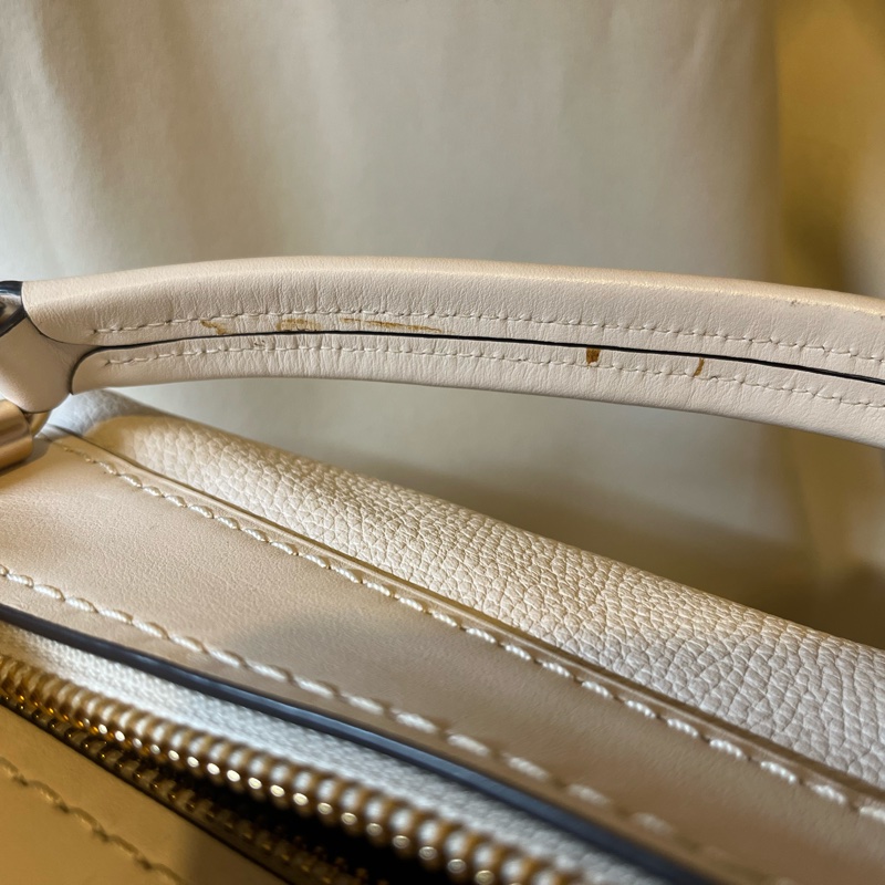coach 60621 荔枝牛皮醫師包｜米白｜附背帶-19