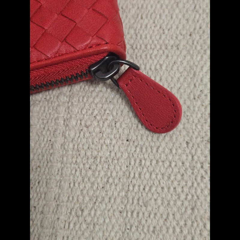 BOTTEGA VENETA 寶緹嘉 BV 經典小羊皮編織拉鍊長夾-7