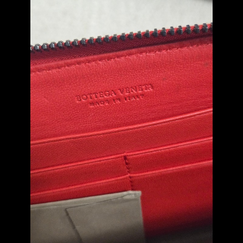 BOTTEGA VENETA 寶緹嘉 BV 經典小羊皮編織拉鍊長夾-9
