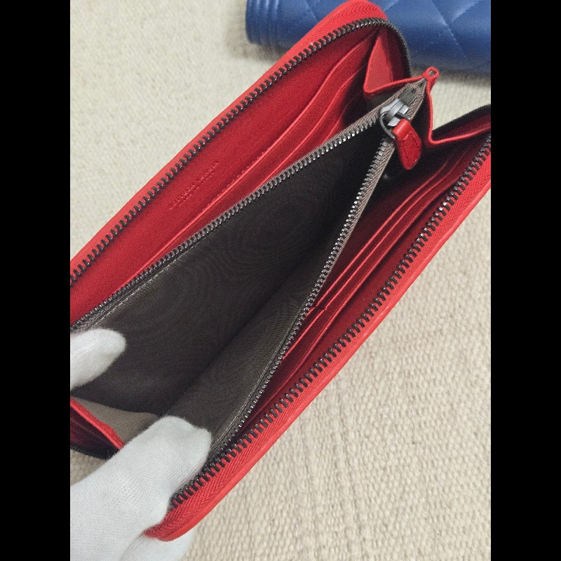 BOTTEGA VENETA 寶緹嘉 BV 經典小羊皮編織拉鍊長夾-11