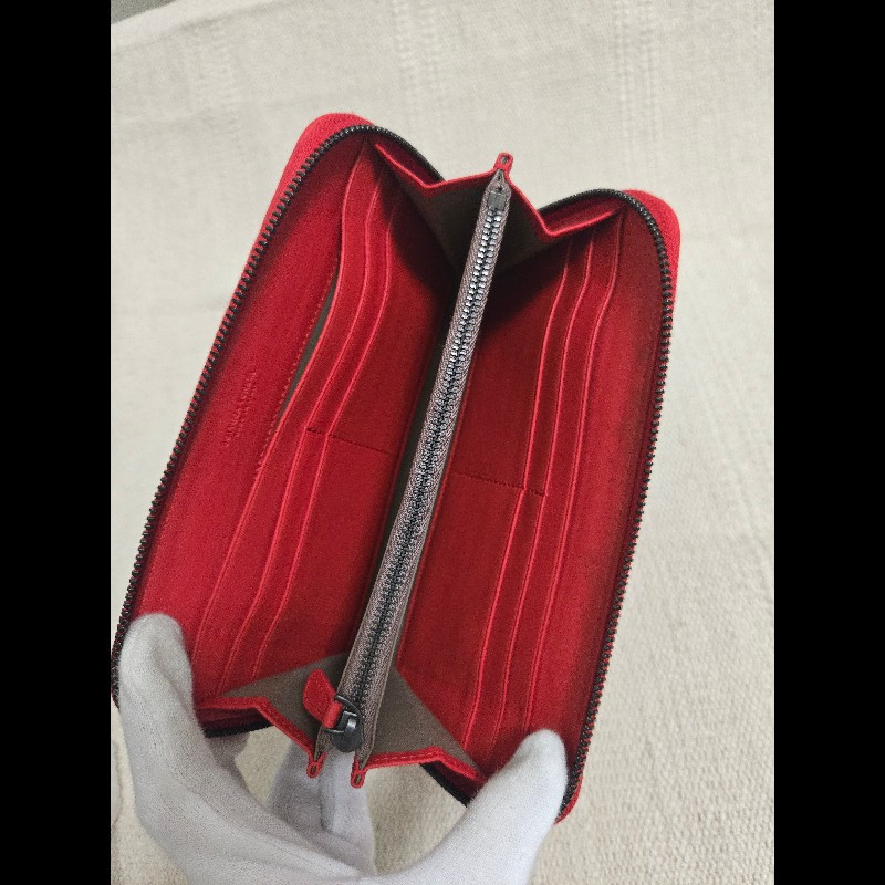BOTTEGA VENETA 寶緹嘉 BV 經典小羊皮編織拉鍊長夾-18